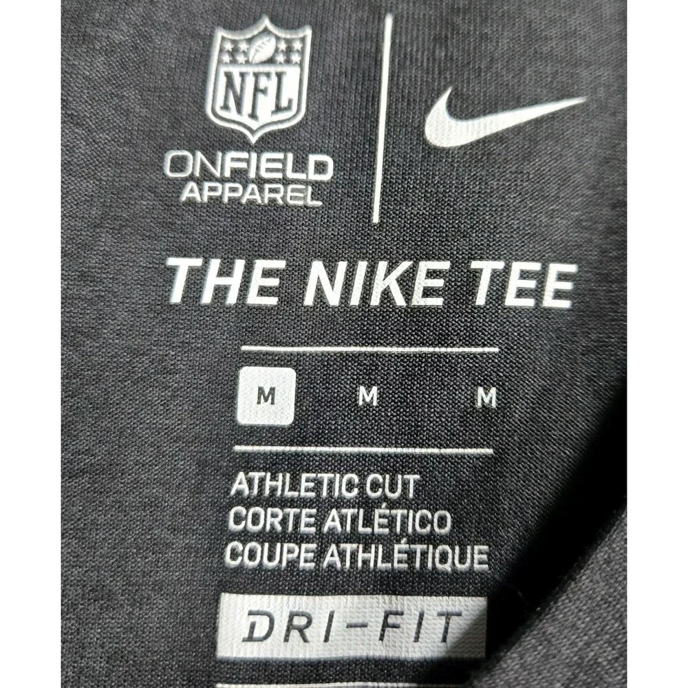 Mens Nike DriFit Las Vegas Raiders Shirt Salute To Service Digital Camo Medium